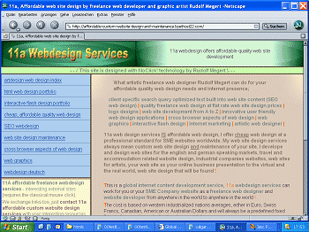 calgary web design creativity freelance web designer Rudolf Megert